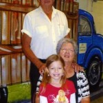Nana and Pa with Maggie at Grandparent's Day