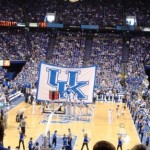 This picture gives you some idea of how packed Rupp Arena was