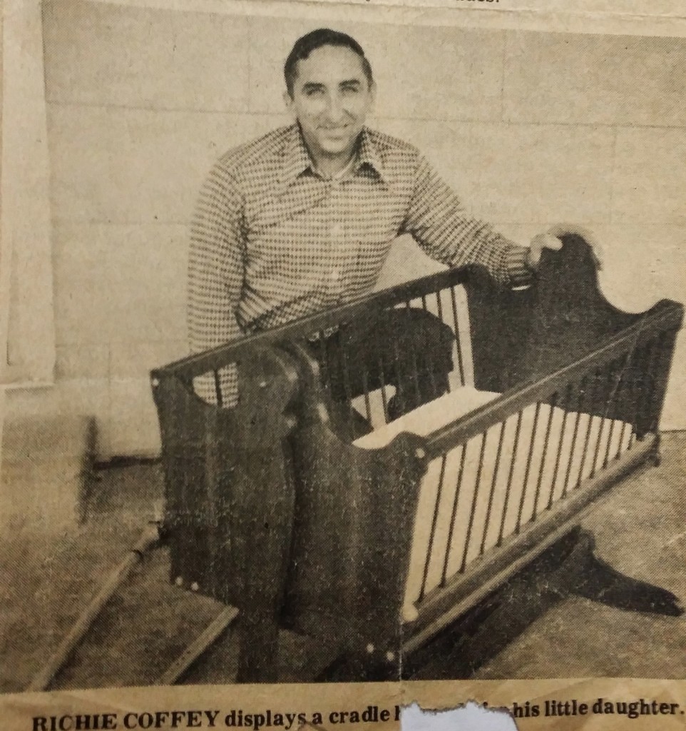 Richey made this crib for his third child, and only daughter, Susan.