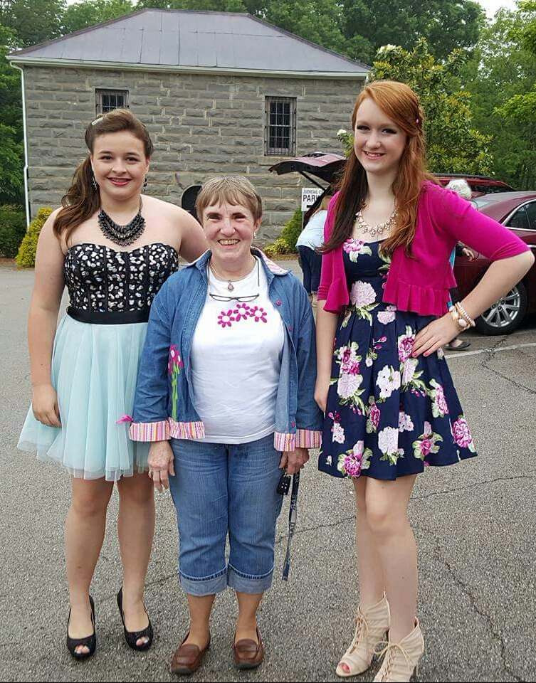 Miss Kay with Laura Reed's daughter, Annika and her friend Allie Jo.