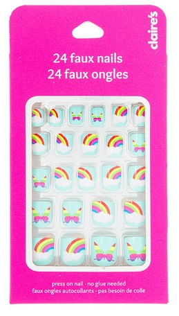 Press on Nails from Claires, Fashion Friday Nails