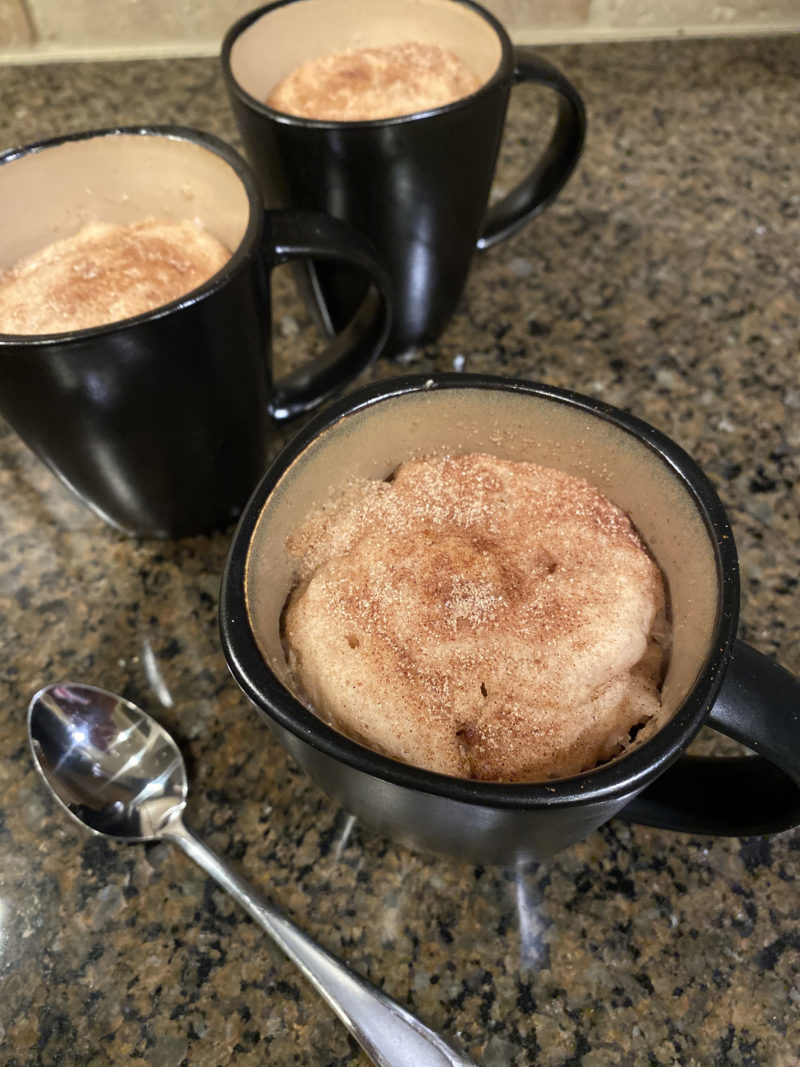 Cinnamon Sugar Mug Cakes Nanahood