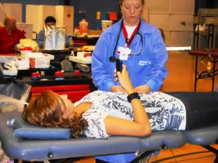 Yes, it is possible to text while you are donating blood! 