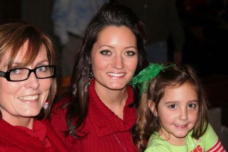Nana, Rachel and Abby at the Rockettes...Jessi is MIA in this picture!