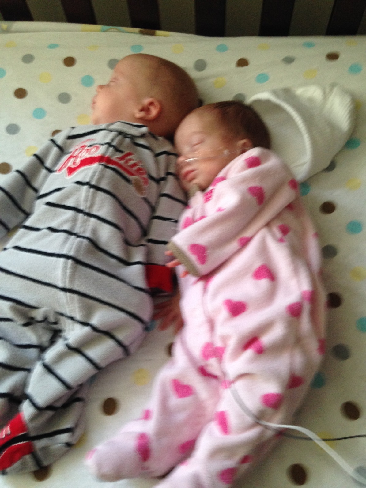 Twins! Grandchildren in N.I.C.U.