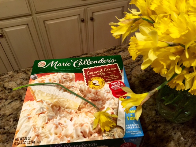 My Granddaughter Turned a Coconut Creme Pie Into Easter Pie!