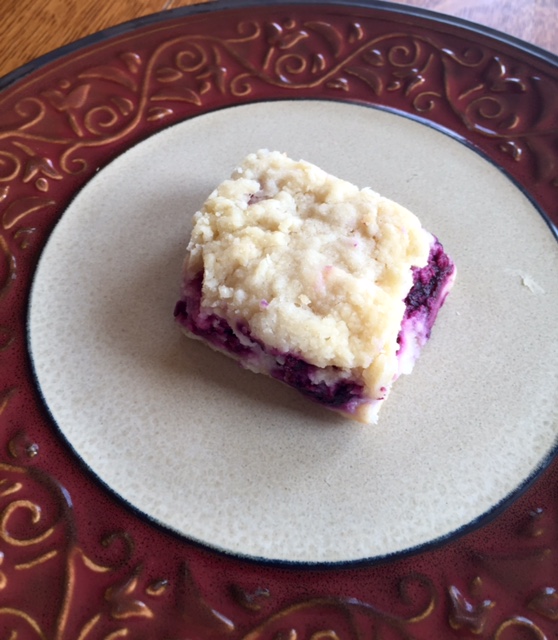 Melt In Your Mouth Blueberry Bars
