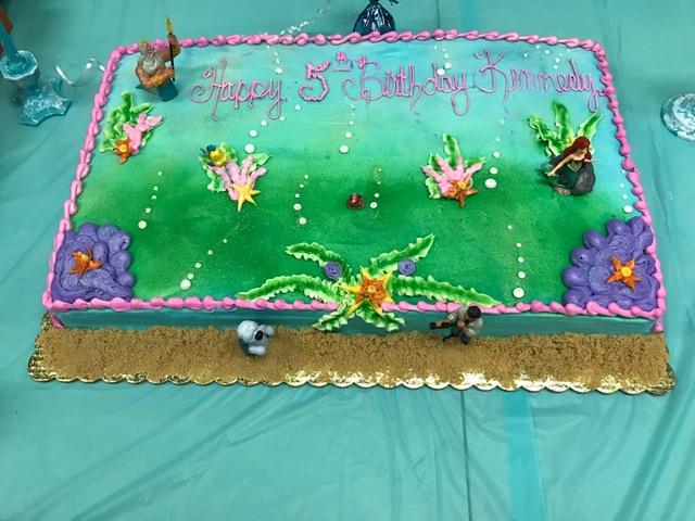 Little Mermaid Birthday Party and Little Mermaid Cake Design
