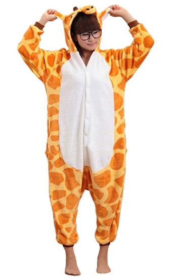 Giraffe Hooded Pajamas