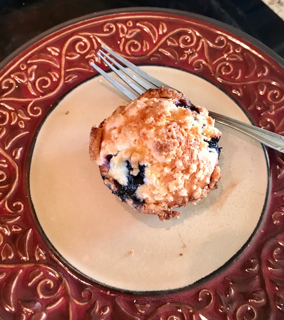 Delicious Blueberry Muffins with Frozen Berries From Our Farm