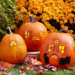 Pumpkin Carving with the Grandchildren - Nanahood