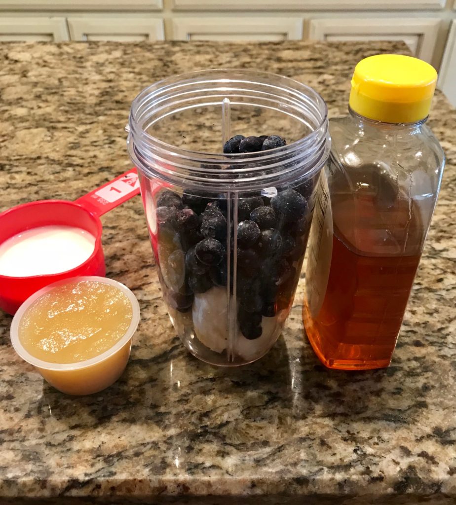 Nana's blueberry smoothie