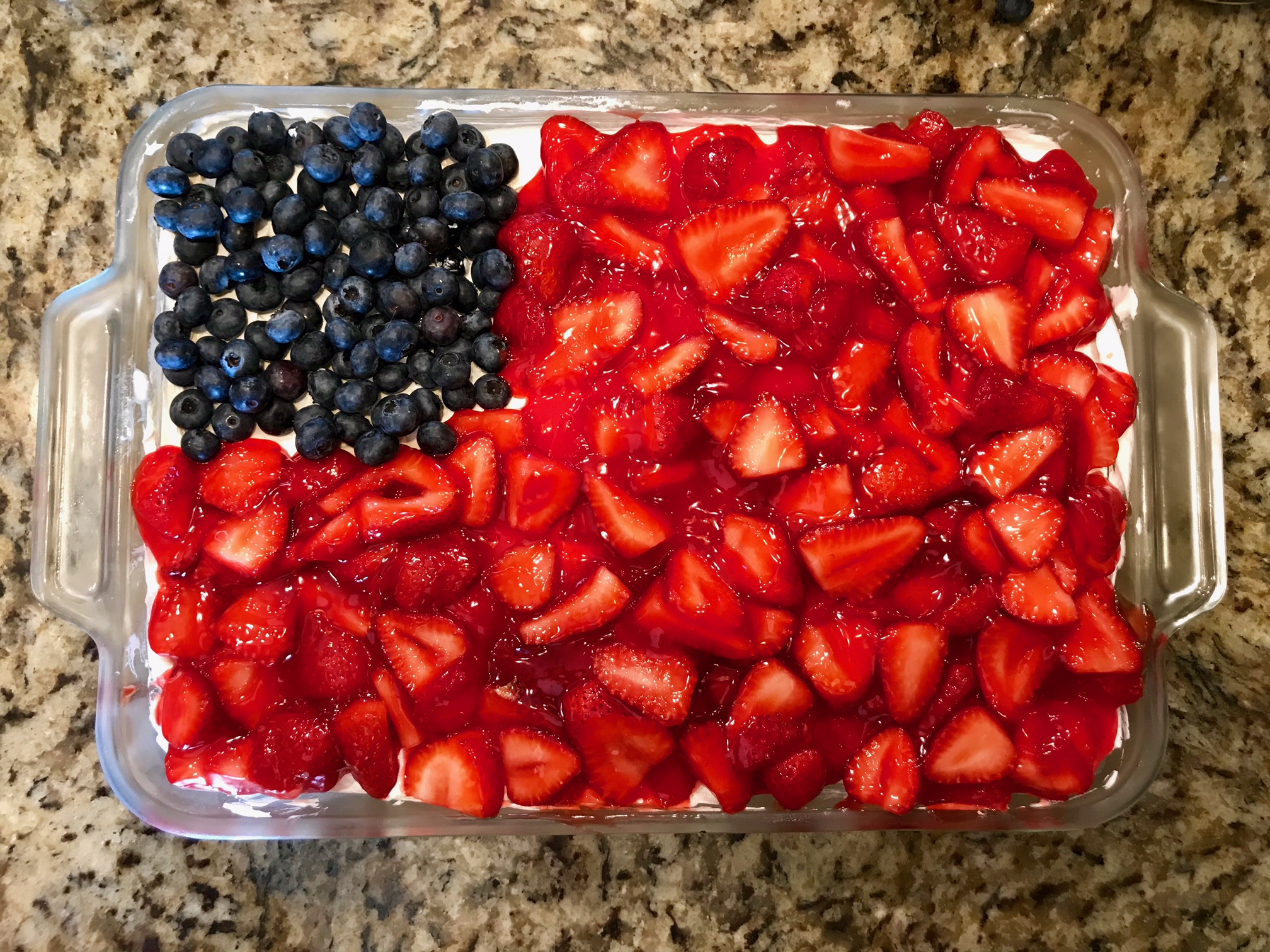 4th of July Celebration and a Flag Cake