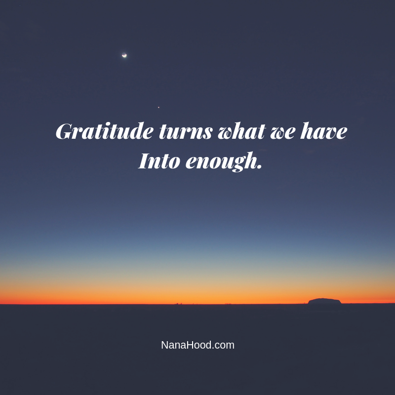 Gratitude -The Month of November