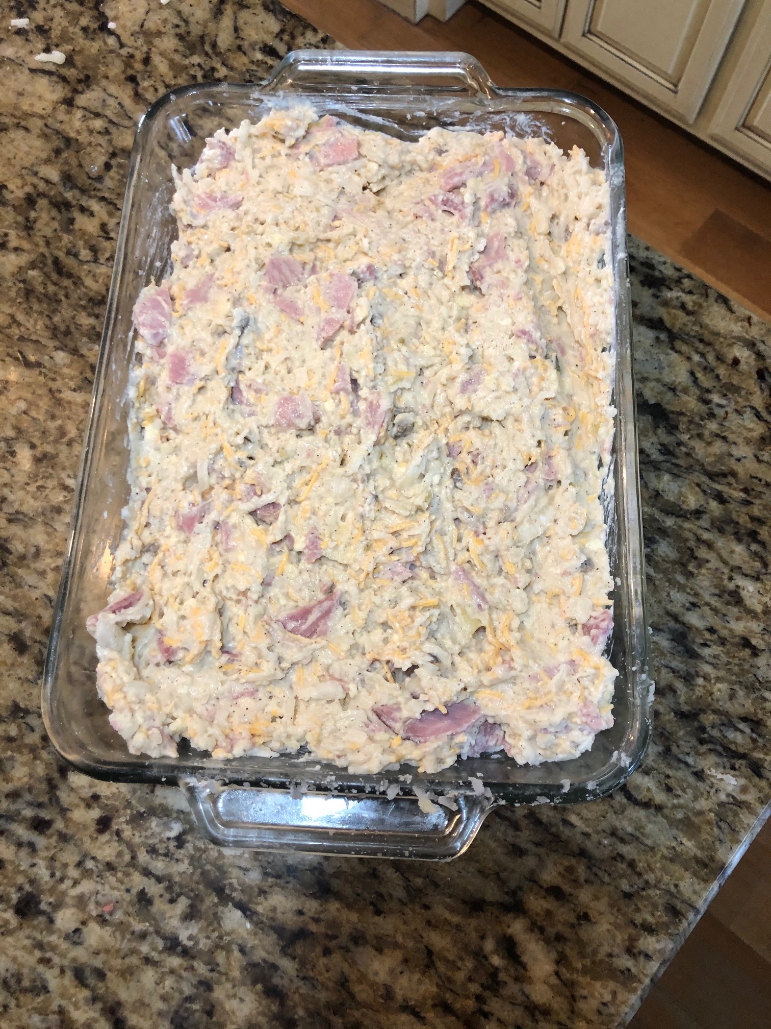 Ham and Hash Brown Casserole
