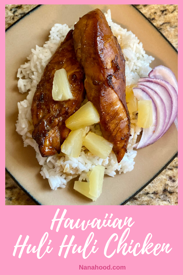 hawaiian huli huli chicken and pineapple