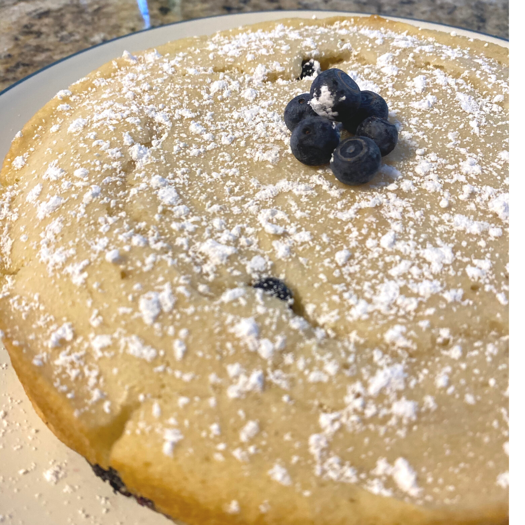 blueberry pancake pastry breakfast
