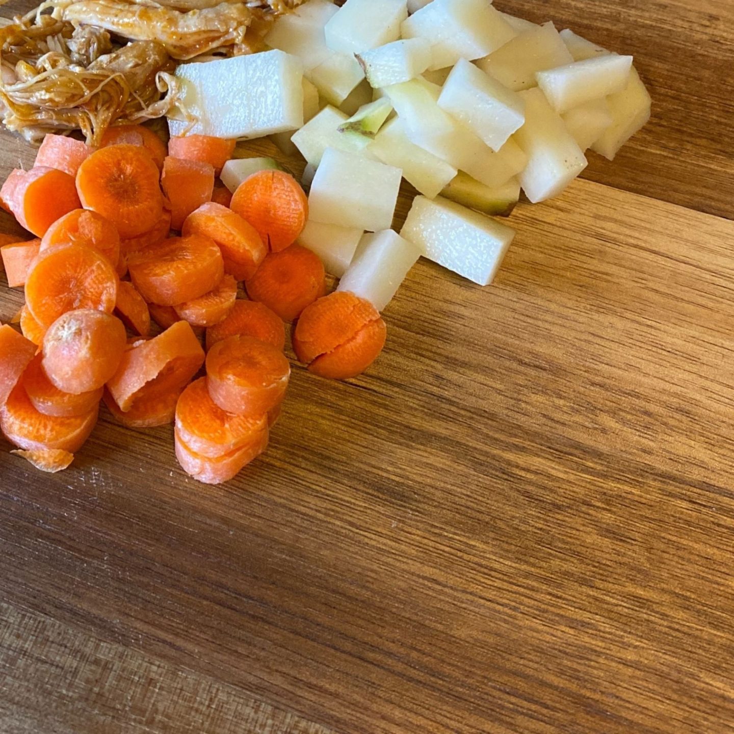 carrots potatoes and chicken