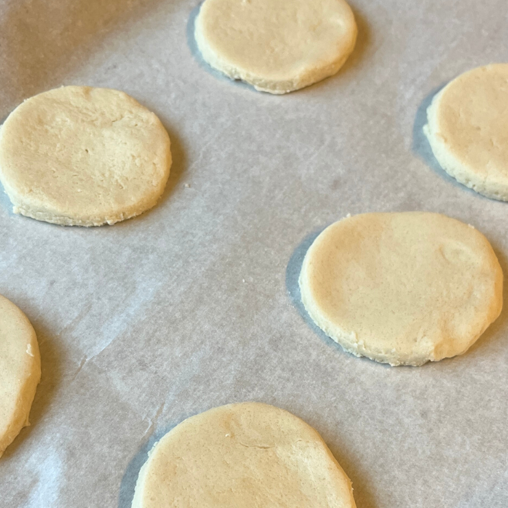 shortbread cookie dough cut outs