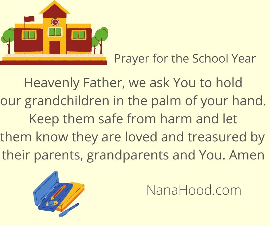 Back to School Prayers for my Grandchildren and Yours