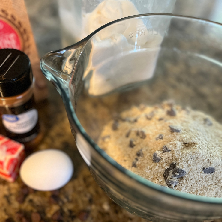 ingredients for oatmeal chocolate chip cookies